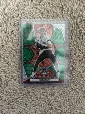 2022 Panini Mosaic - Super Bowl MVPs Tom Brady #291 Green Mosaic Prizm