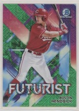2021 Bowman Futurist Mega Box Green Mojo Refractor /99 Austin Hendrick 0c6