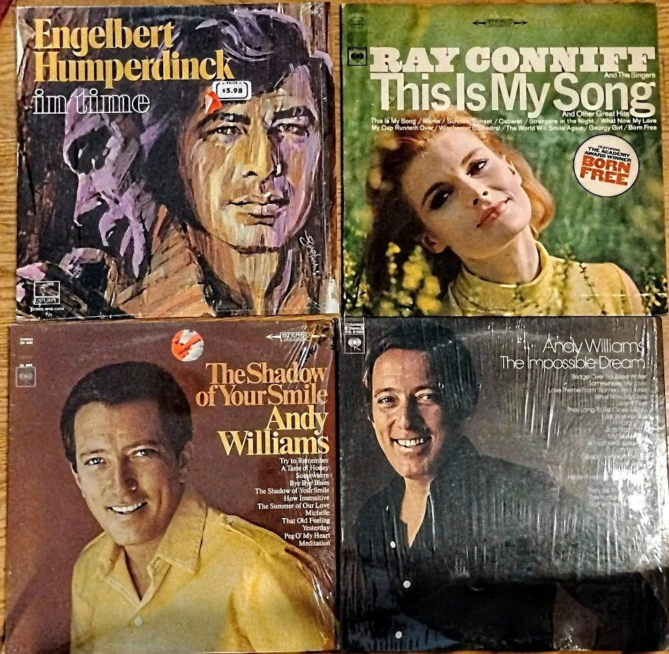 Vinyl Lot of 20 Easy Crooner Pop Andy Williams Conniff Engelbert Como Sinatra - Image 3 of 4