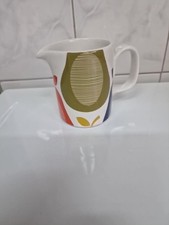 Orla Kiely kleines Keramik Milchkännchen mit Retro Birnen Design Top Zustand