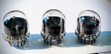 Burroughs Nixie Tube 6844A - LOT OF 3