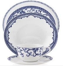 Ralph Lauren Mandarin Blue China Coupe Soup Bowl