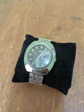 Elgin Mens Watch 17 Jewels Automatic Dodecagon Design Works SWISS