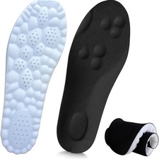NEW 4D Memory Foam Insoles   Orthotic Support For Men  Women, Ideal For Sports