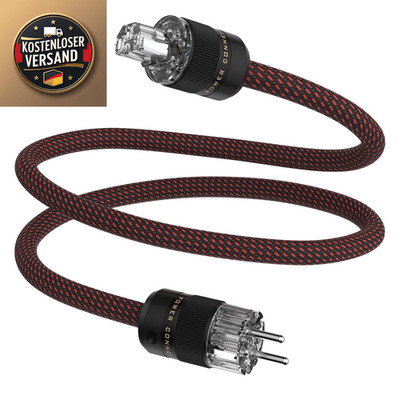 Tertullus HiFi Powerkabel C15 1,5m Schuko IEC 5