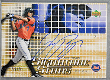 2003 UD Signature Stars JOSE REYES Auto /99 Mets