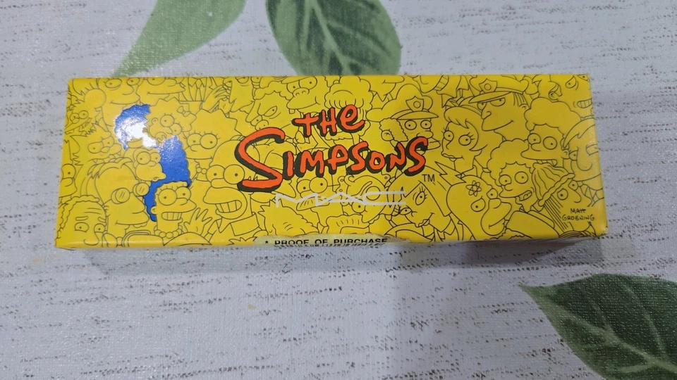 Mac x The Simpsons Lip Gloss, Nail Stickers,Quad Eyeshadow Limited Edition - Image 4 of 4