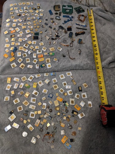 High-Grade Gold Recovery Scrap Lot - Cell Phone PCBs, Connectors & Large-Pad SIM