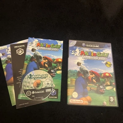 Mario Golf: Toadstool Tour Nintendo GameCube PAL Complete Manual Tested Working - Imagen 1 de 4