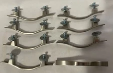 8 Belwith Cavalier Satin Nickel Wavy Cabinet Handle Pulls VP135-SN 3” on Center