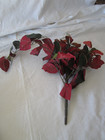 Lot of RED & GREEN Artificial Floral BUSH LEAVES Tree Branches Greenery Decor — photo 5