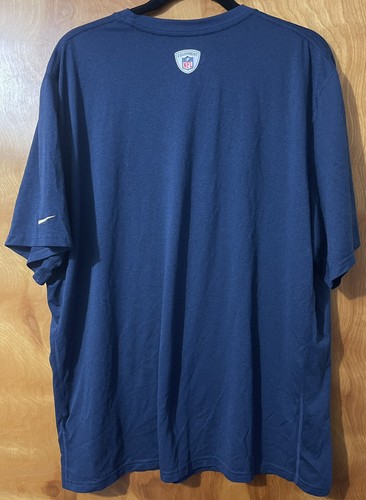 Rams T Shirt Mens XXL Black Nike Dri Fit NFL Equipment Training - Picture 6 of 7