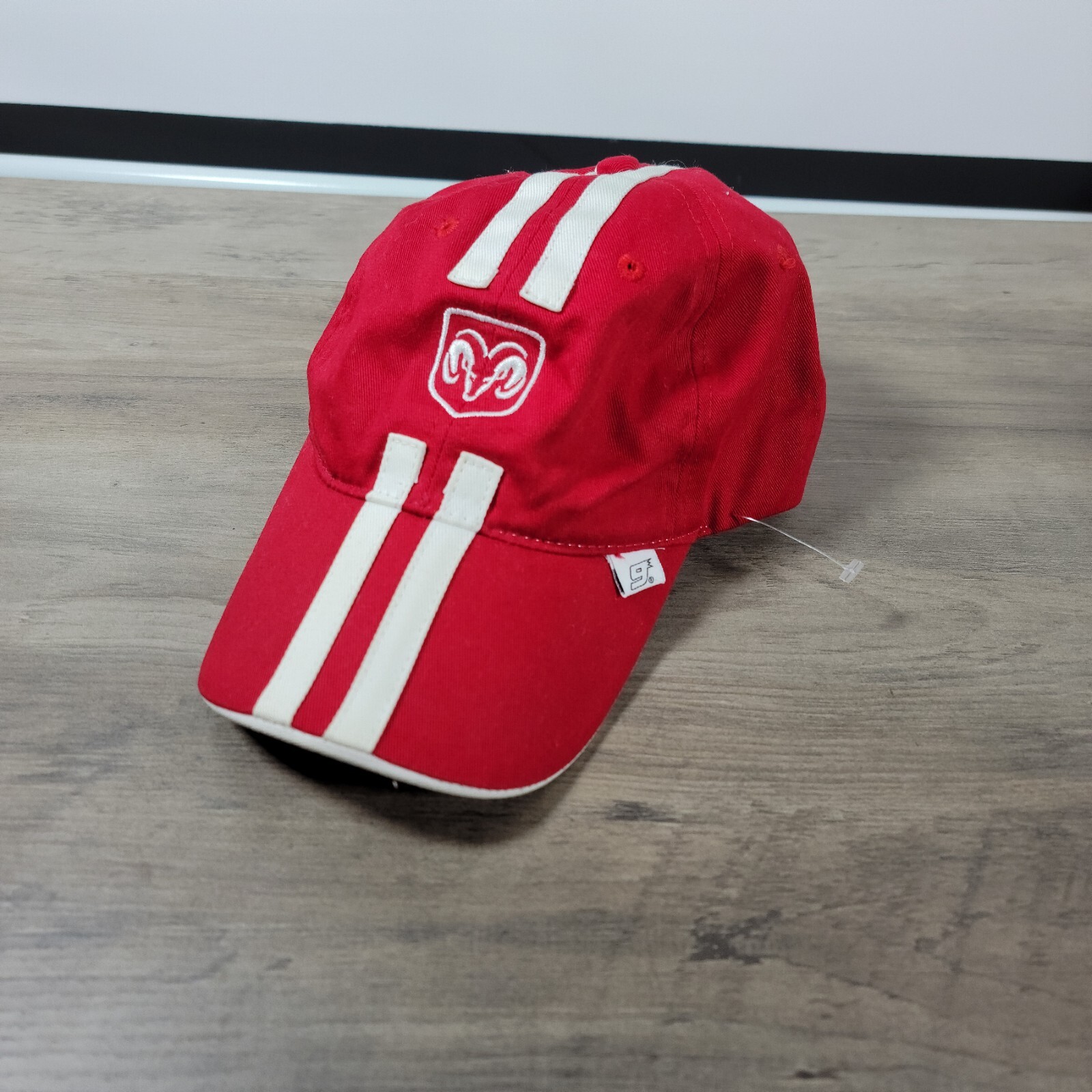 Chase Authentics NASCAR Dodge #9 Adult Hat Red racing stripes Cap