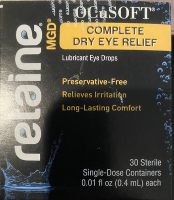 OCuSOFT Retaine MGD Ophthalmic Emulsion Single Use Container, White ...