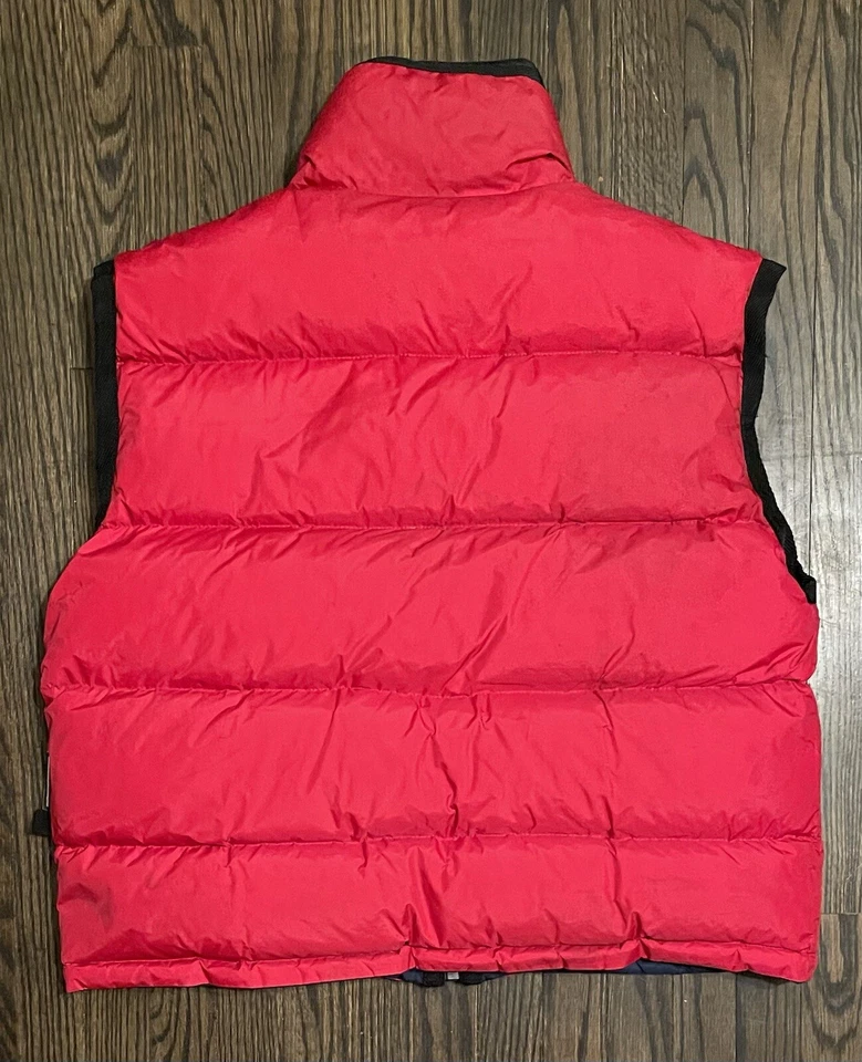 Chaleco acolchado reversible vintage años 90 polo sur ropa de calle tecnología urbana talla L Foto 4 de 4