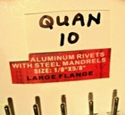 Aluminum Pop Rivets 10 Pieces Each Size 1/8" x 5/8" and Large Flange 1/8" x 5/8" — photo 4
