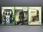 Xbox 360 Game Lot, Army of Two, Dishonored, & Bad Company Battlefield