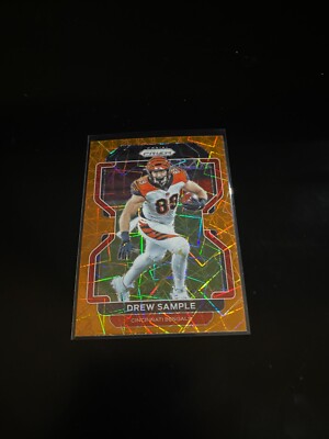 Drew Sample 2021 Panini Prizm Orange Lazer Prizm Bengals 272 PWE | eBay
