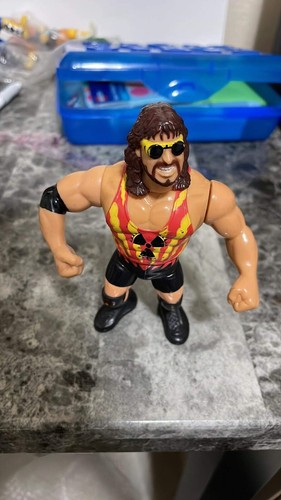 WWF Hasbro Green Card Adam Bomb Loose Action Figur...