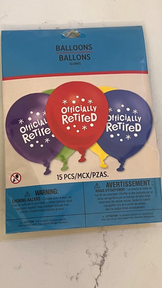 Officially Retired Latex Balloons Lot of 3 - Image 2 of 4