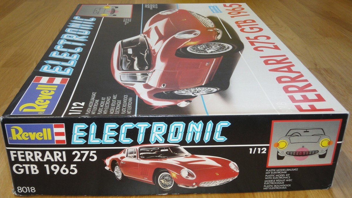 自動車 Revell 1965 Ferrari 275 GTB 1/12 1965 Ferrari 275 GTB - 1/12 Scale Vintage Revell 1978 Kit