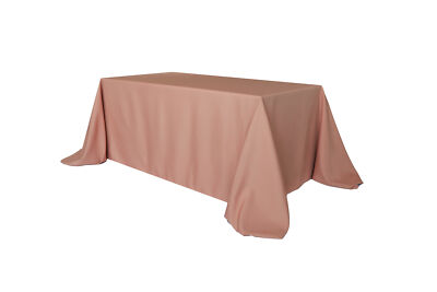 Tischdecke ECKIG 2,50 x 3,50m bodenlang terra rossa Catering Hochzeit Event