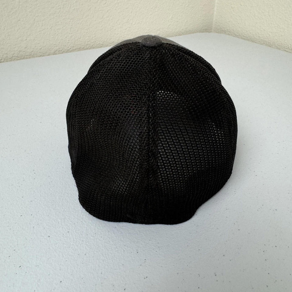 Gorra Oakley Para Hombre S/M Negra Ajuste Flexible Gris Logo Gorra Elastizada Golf Tech Active Foto 3 de 4