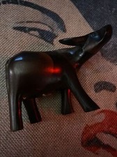 Adorable UNBRANDED Teak Wood Hard Carved Water Buffalo