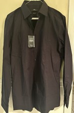 Venti Designer Black Label Button Down New w/Tag Men 39 / 15 1/2  Body Stretch  