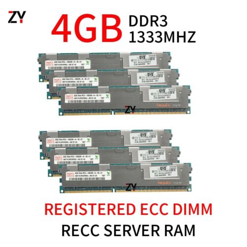 24GB Kit (6X4GB) Server Memory RAM Per HP Workstation Z800 & Z600 C2 Revision IT - Picture 1 of 6