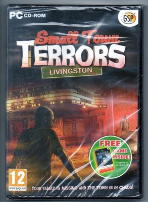 Small Town Terrors Livingston & Free Vampire Kiss, PC Games New & Sealed 