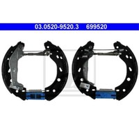 ATE Bremsbackensatz Bremsbacken Hinten Mit Radbremszylinder FüR Smart Fortwo
