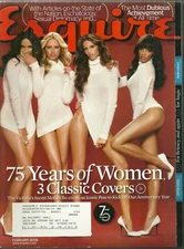 RARE Back Issue - ESQUIRE Magazine - 75 YEARS OF WOMEN - February 2008