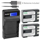 NB-2L Battery & Slim LCD Charger for Canon EOS 350D, 400D, Rebel XT, Rebel XTi