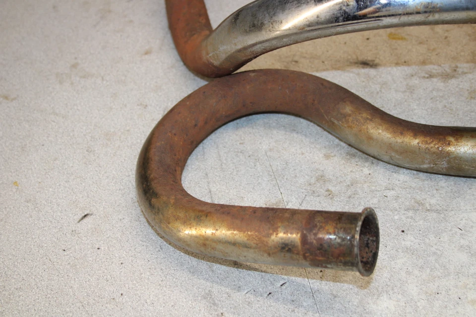1974 Honda CL200 Scrambler EXHAUST PIPES 1644.UX - Image 2 of 4