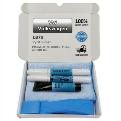 Lackstift für VW Volkswagen Silber PYRIT LB7S PASSAT JETTA TIGUAN ATLAS ARTEON