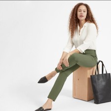 Everlane The Side Zip Stretch Cotton Pant Size 8