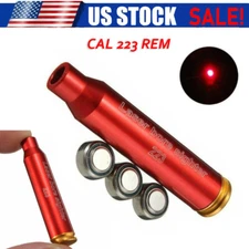 Tactical Red Dot Laser Bore Sight 223 5.56mm Cartridge Laser Boresighter Hunting