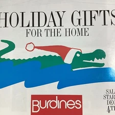 Christmas Catalog Miami Florida Burdines 1986 Pink Panasonic Country Core Candy