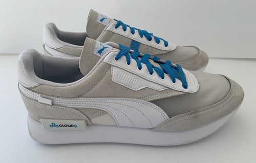 Puma  Future Rider x Cloud9  Men’s  Size US 12  White Cyan  380849-01
