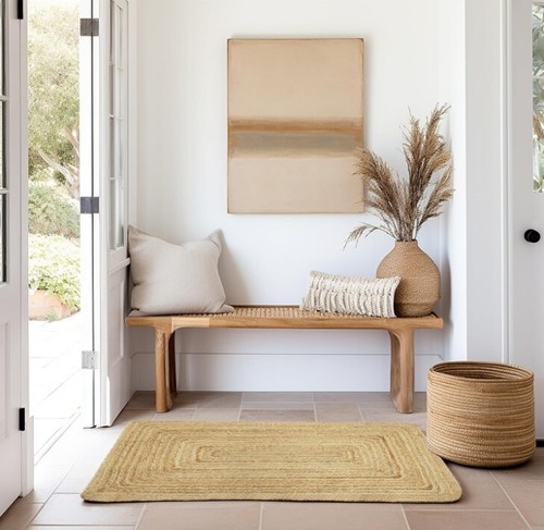 100% natural jute rug for Kitchen Living Room Bedroom Outdoor and Indoor Round - Picture 74 of 79