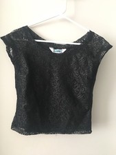 lace cap sleeve top