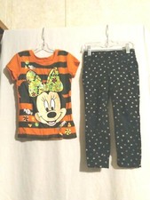 4/5 Disney Minnie Mouse Shirt 4T Jumping Bean Star Black Pant
