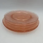 Macbeth Evans Dogwood Pink Depression Glass Luncheon Plates 3-9" & 6-8" Plates