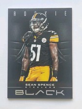 2012 Panini Black SEAN SPENCE /249 Pittsburgh Steelers Rookie Card #184 RC Miami. rookie card picture