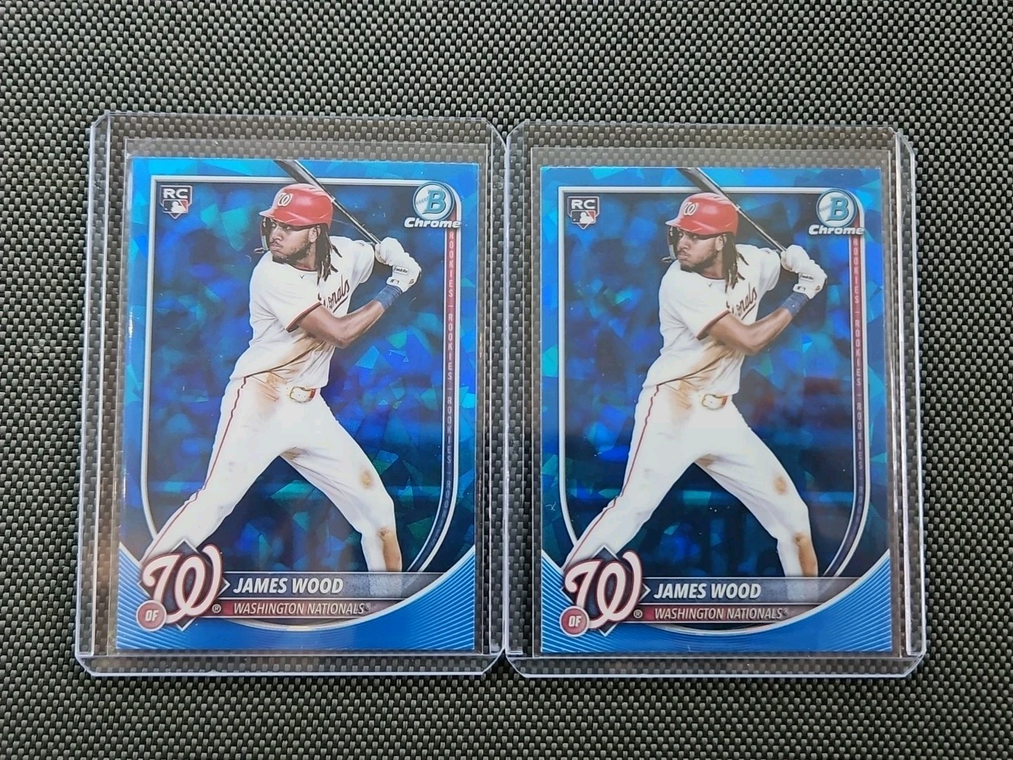2025 Bowman Chrome Sapphire Edition - James Wood #29 (RC) Two Cards