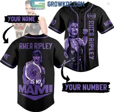 Rhea Ripley Is My Mami Personalized Baseball Jersey Men GLC062588