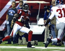 Harry Douglas signed NFL football 8x10 photo W/Cert Autographed 02