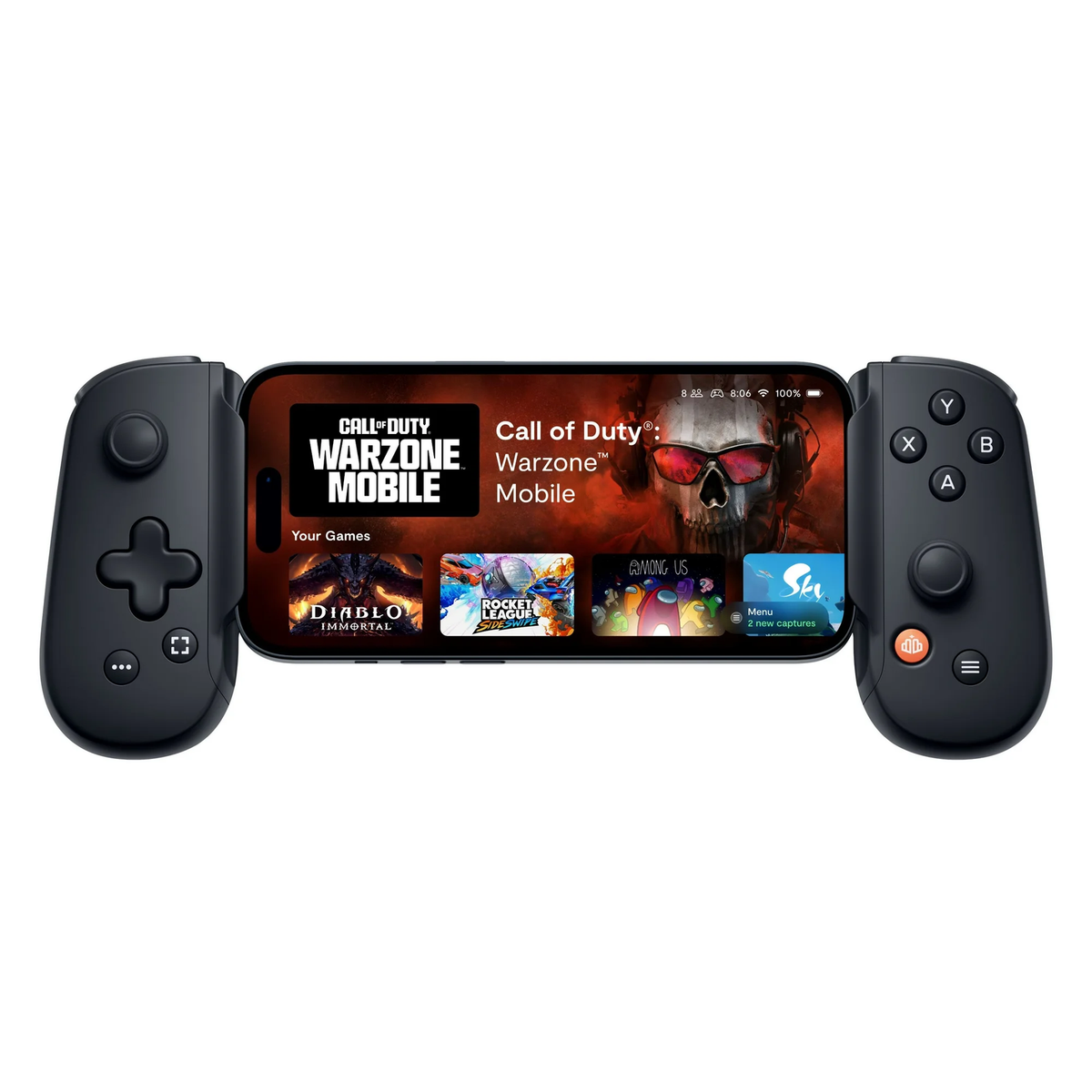 Backbone BB-51-P-BRW One (USB-C) - Mobile Gaming Controller, Black