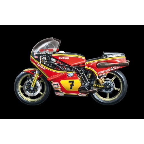 SUZUKI RG 500 XR27 1978 BARRY SHEENE KIT 1:9 Italeri Kit Moto Modellino Nuovo - Immagine 2 di 3